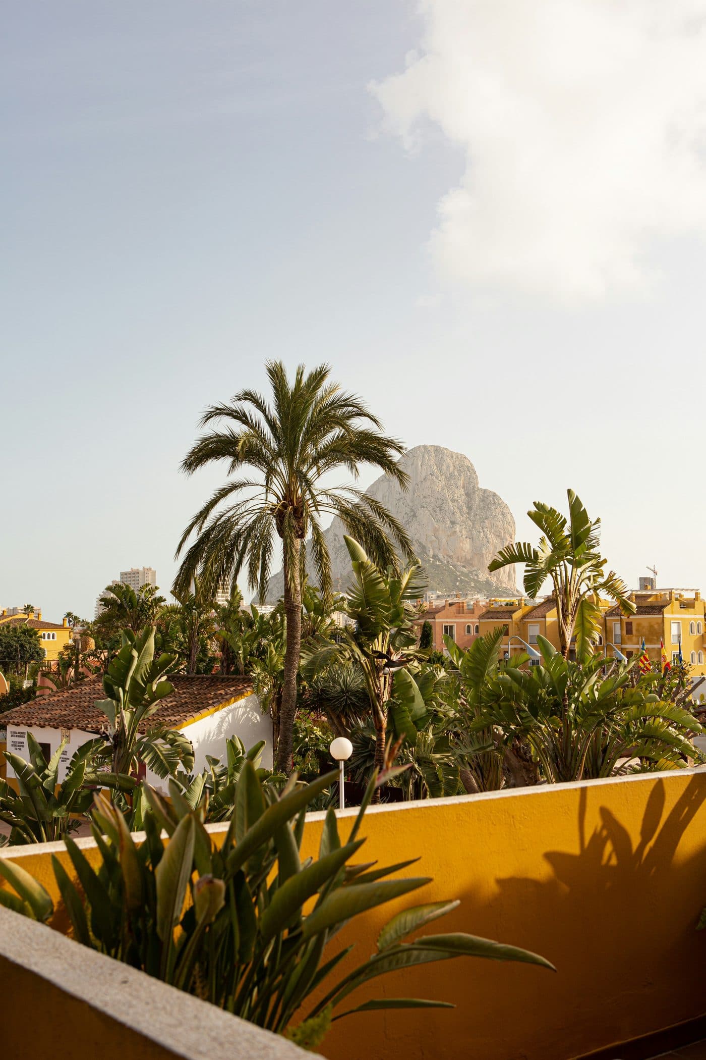 The Peñón de Ifach above the bay of Calpe