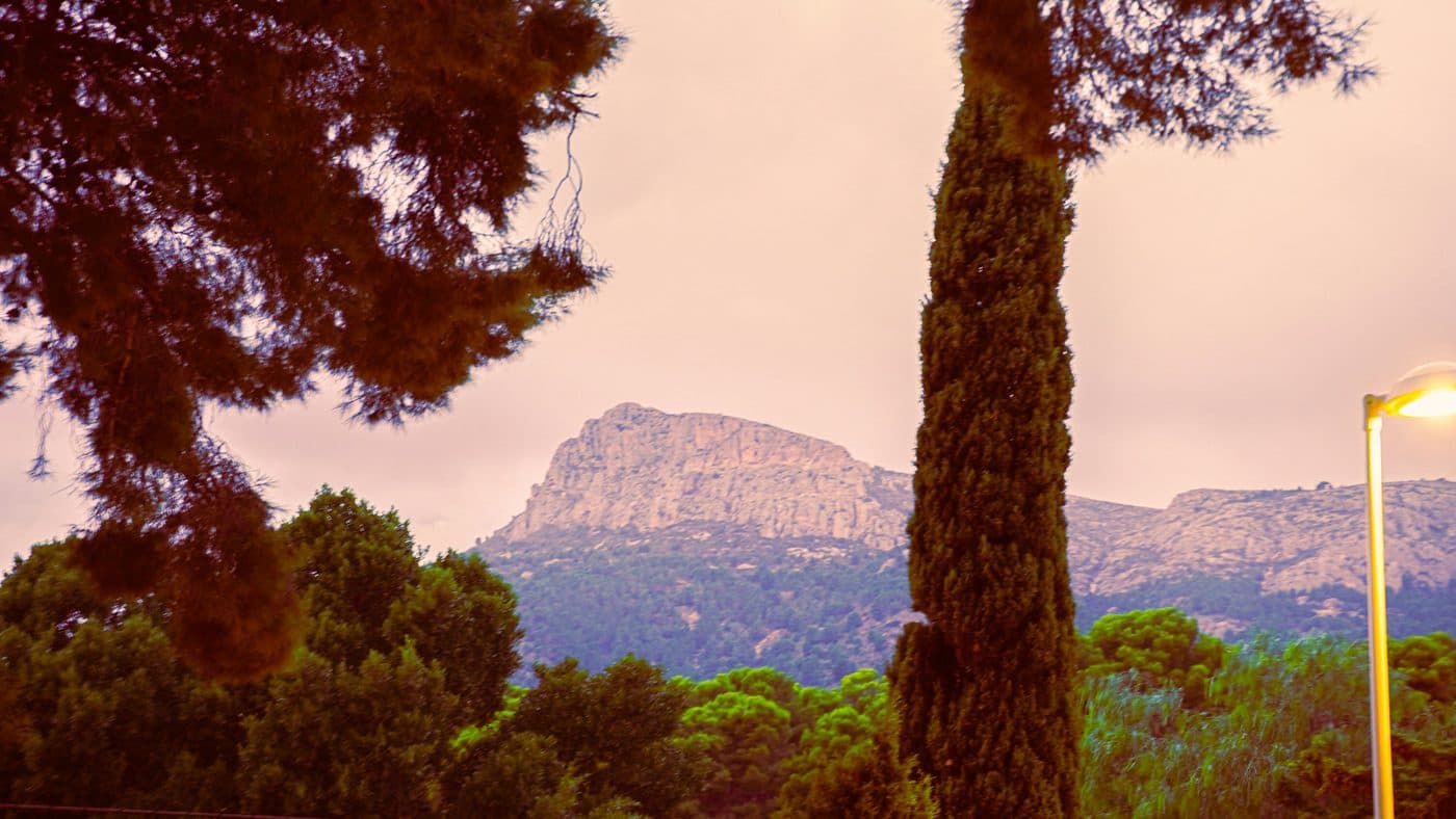 Villas on the hills of Maryvilla in Calpe