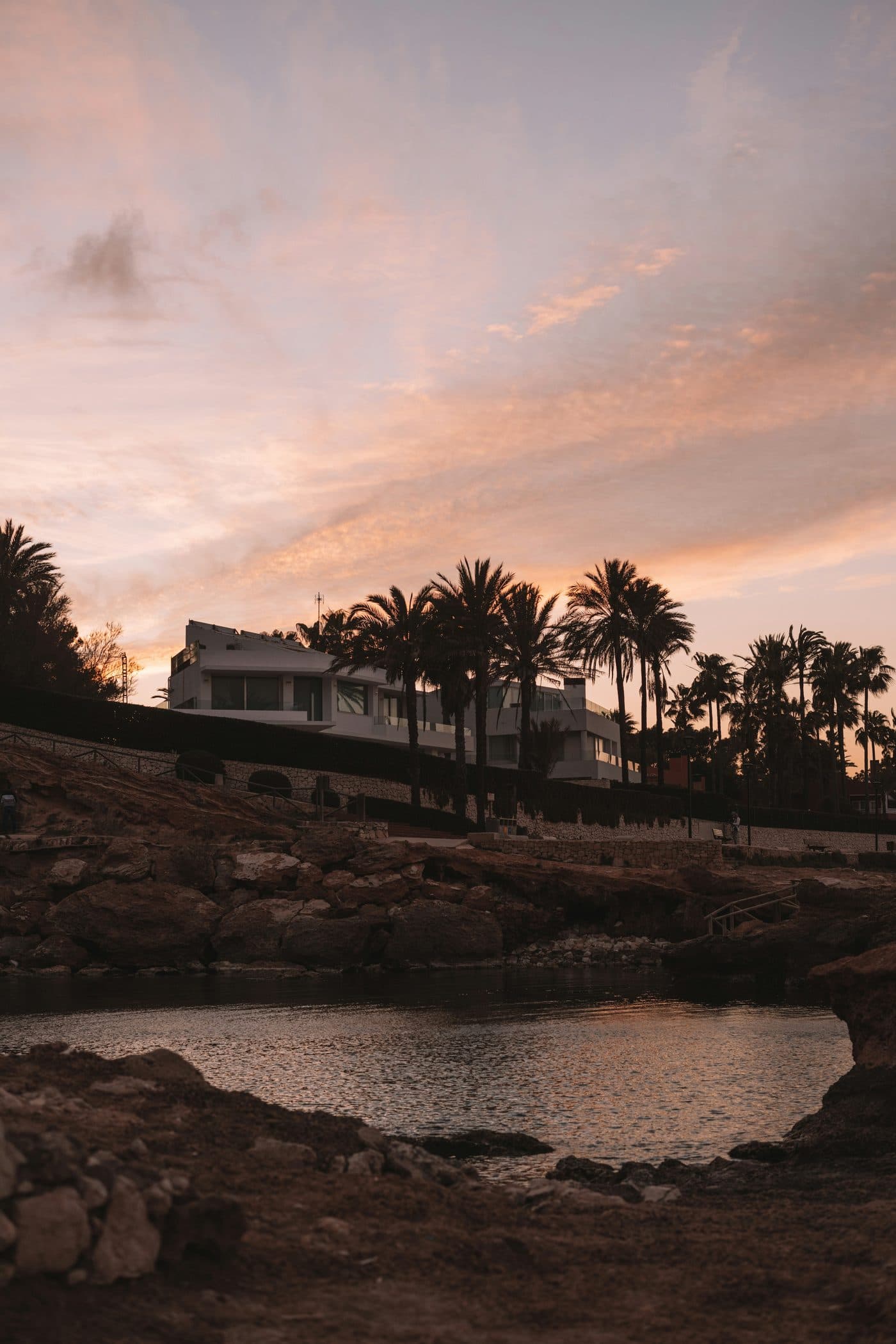 The Arenal beach of Jávea with promenade