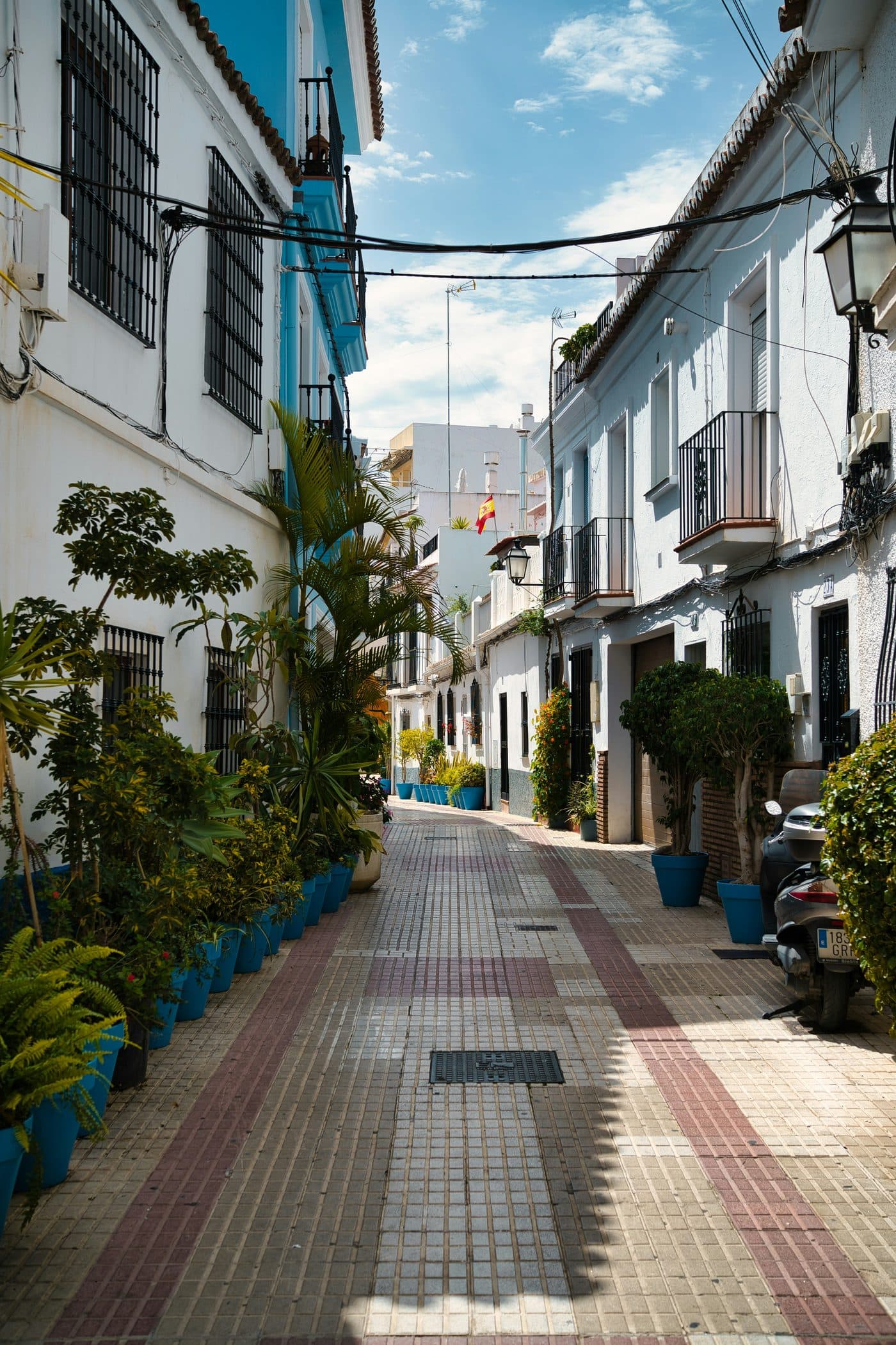 White houses in Casco Antiguo Marbella