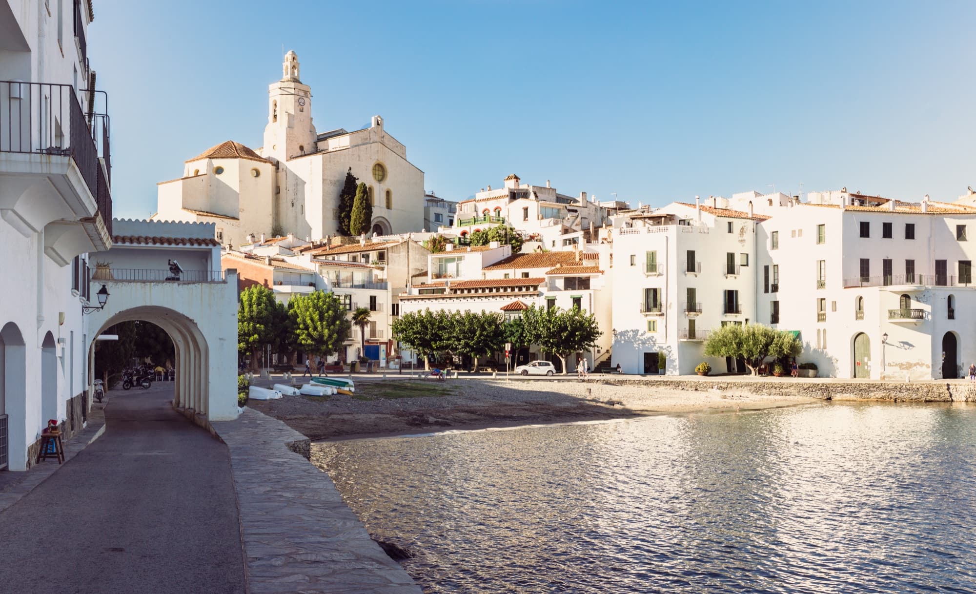 The waterfront promenade of Cadaqués