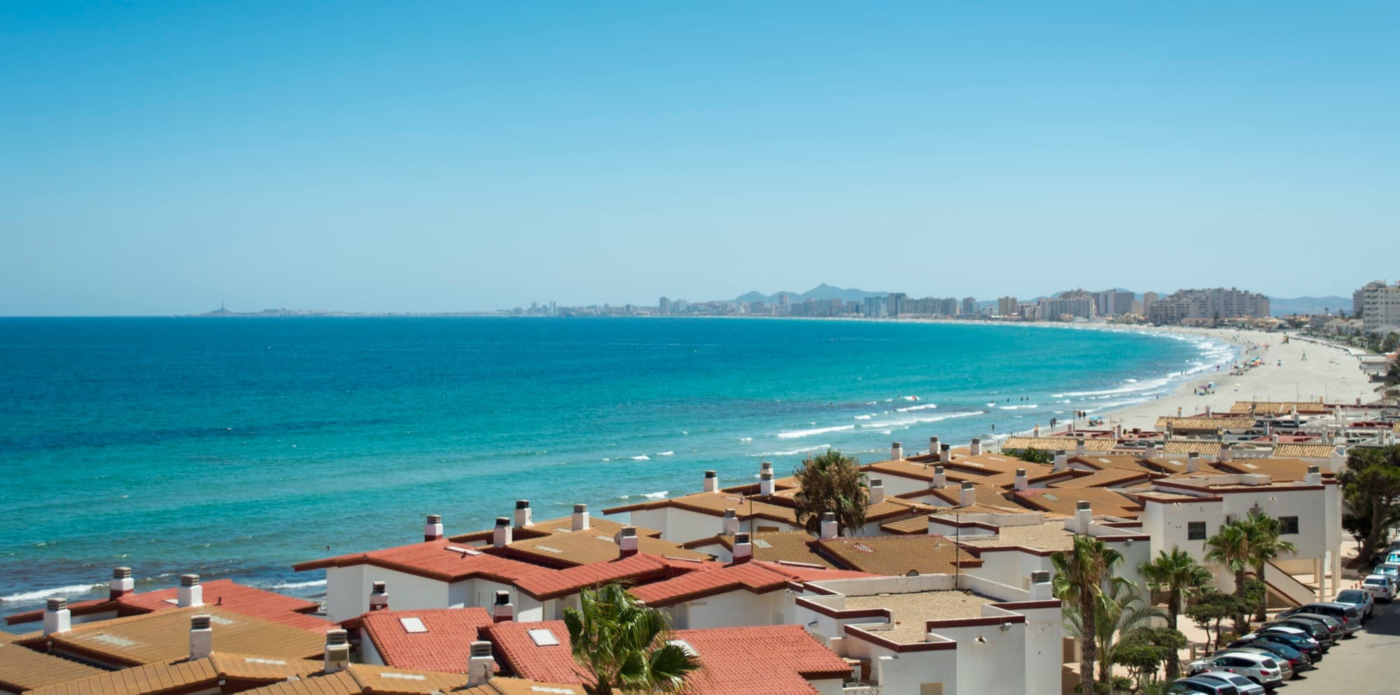 Woningen aan het strand van La Manga aan de Mar Menor