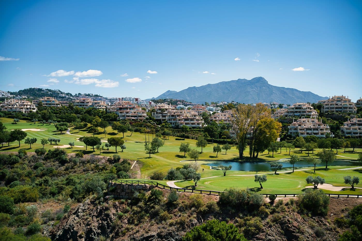 Boulevard langs Golden Mile in Marbella