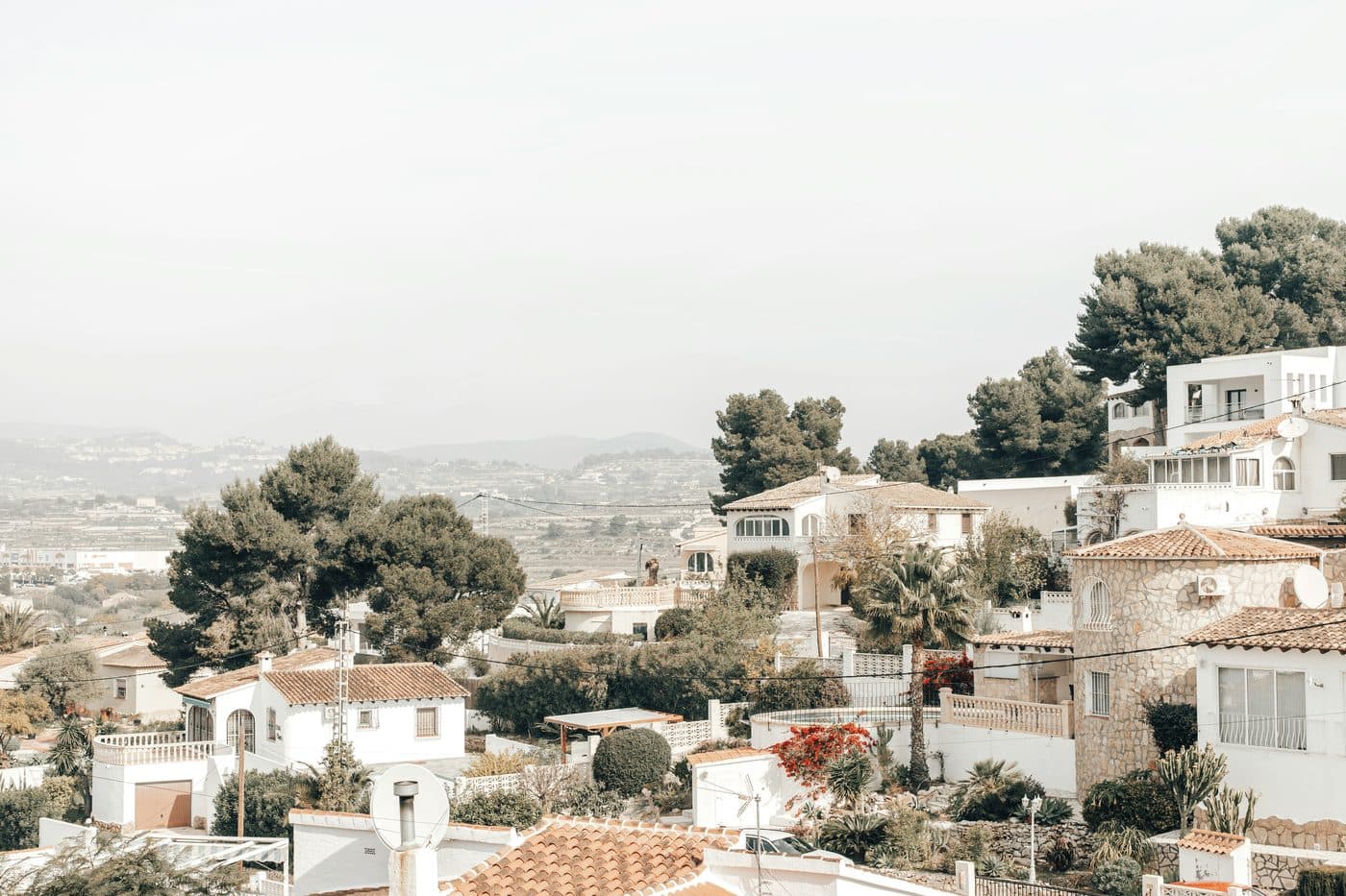 Marina and coast of Moraira