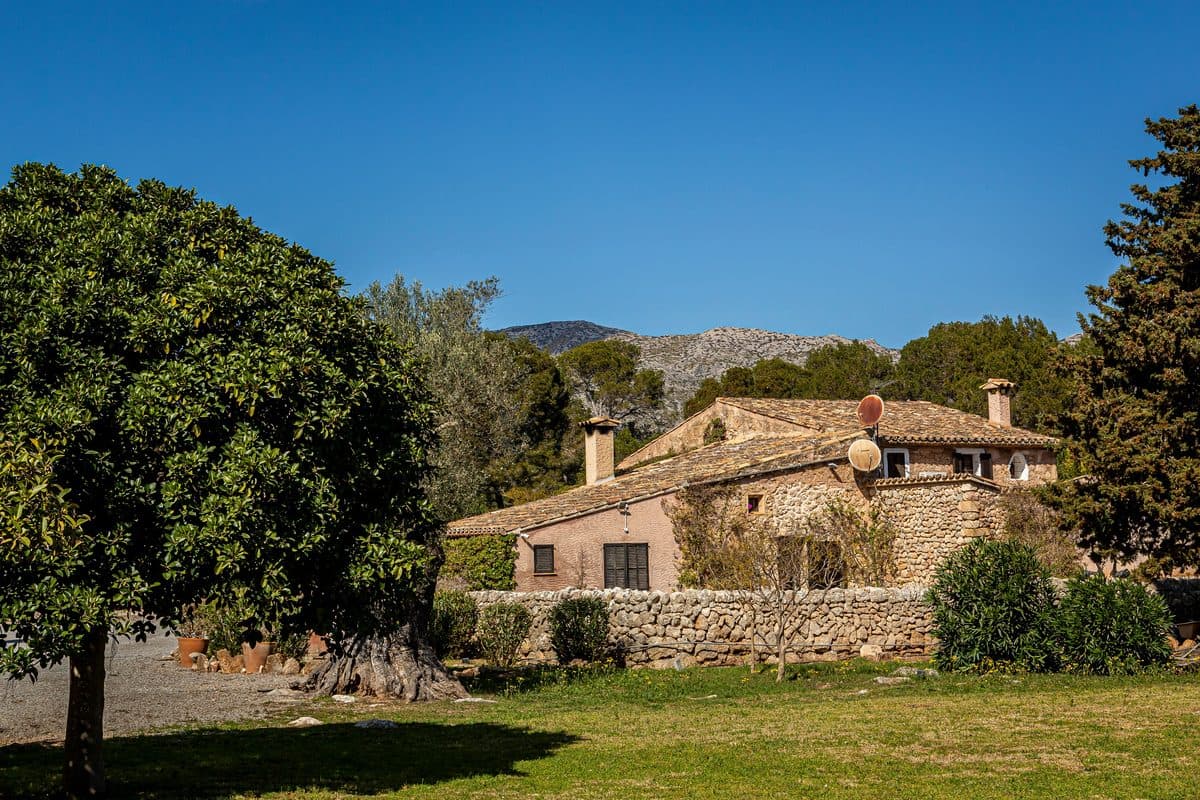 Finca met grond in de Jalón-vallei