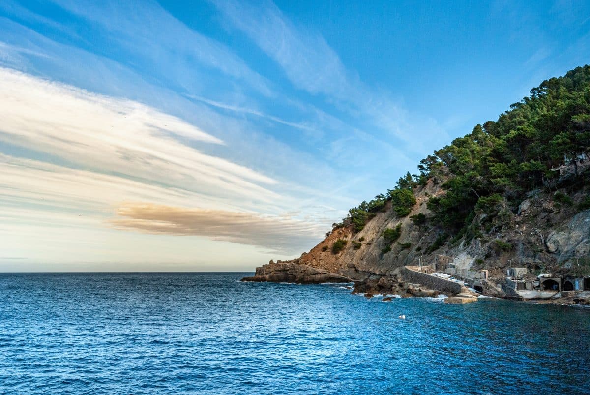 The bay of El Portet near Moraira